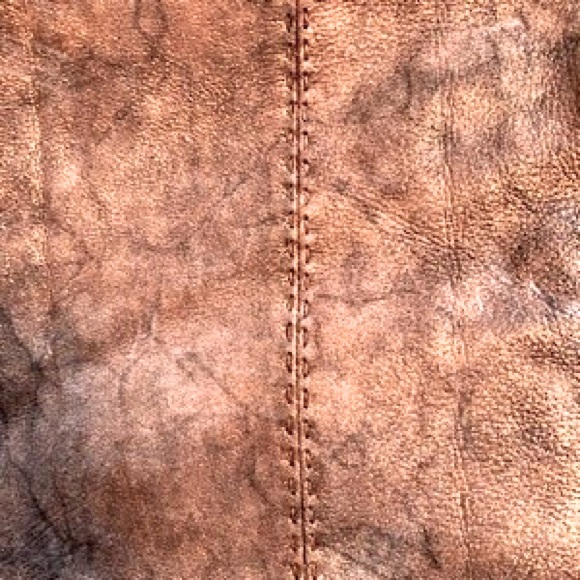 “NEW” Carla Mancini Bronze Shimmer Fold-over Bag - Picture 6 of 13